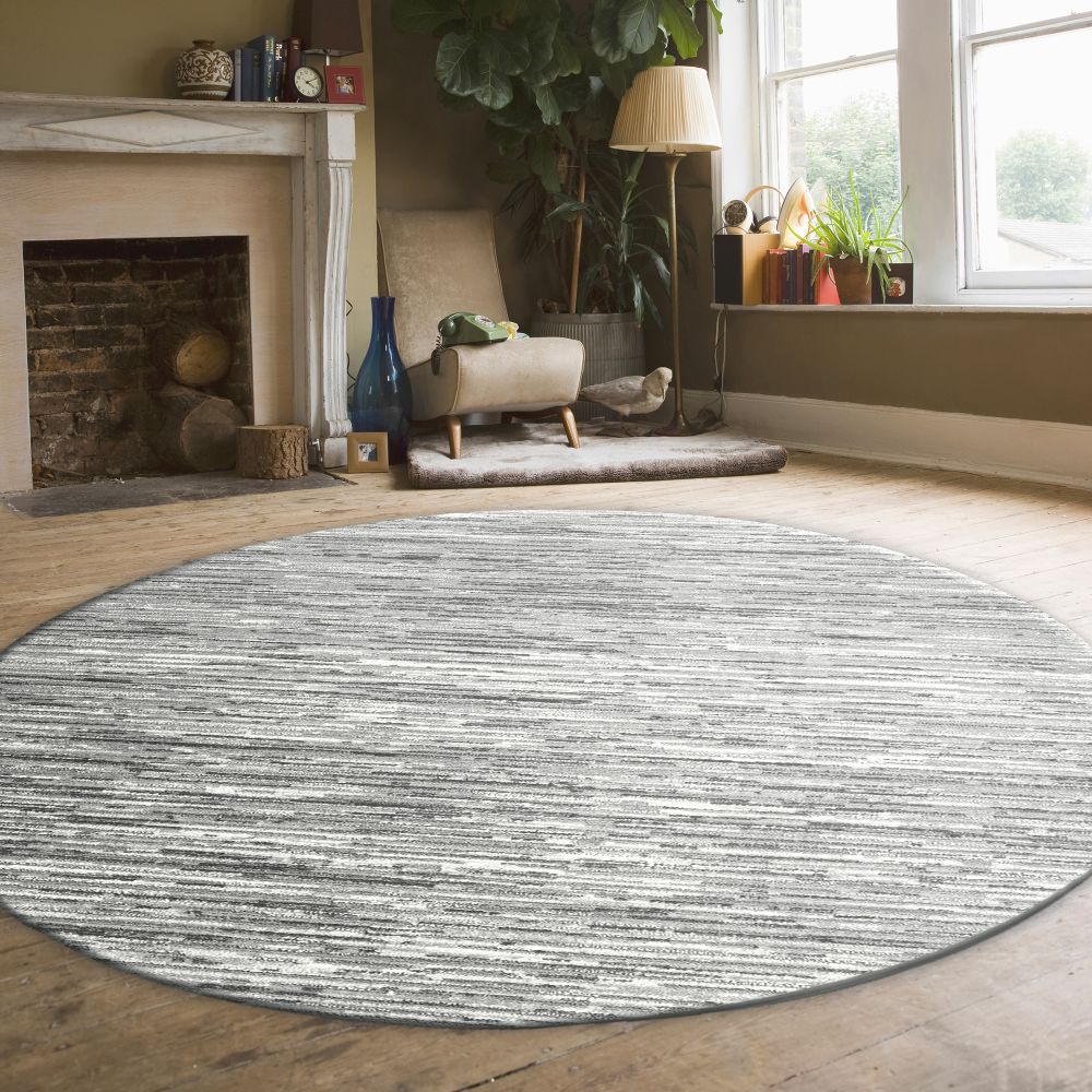 Radici USA Davide 1228 Grey 5’3″ x 5’3″ Round 12281015GREY