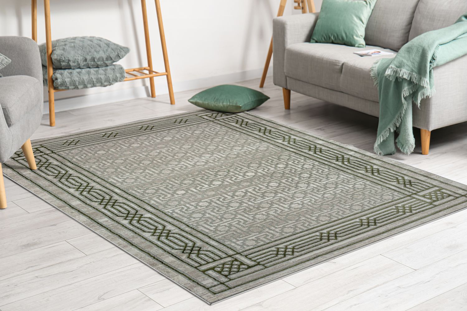 Radici USA Davide 1231 Green 5’3″ x 7’3″ 12311032GREEN