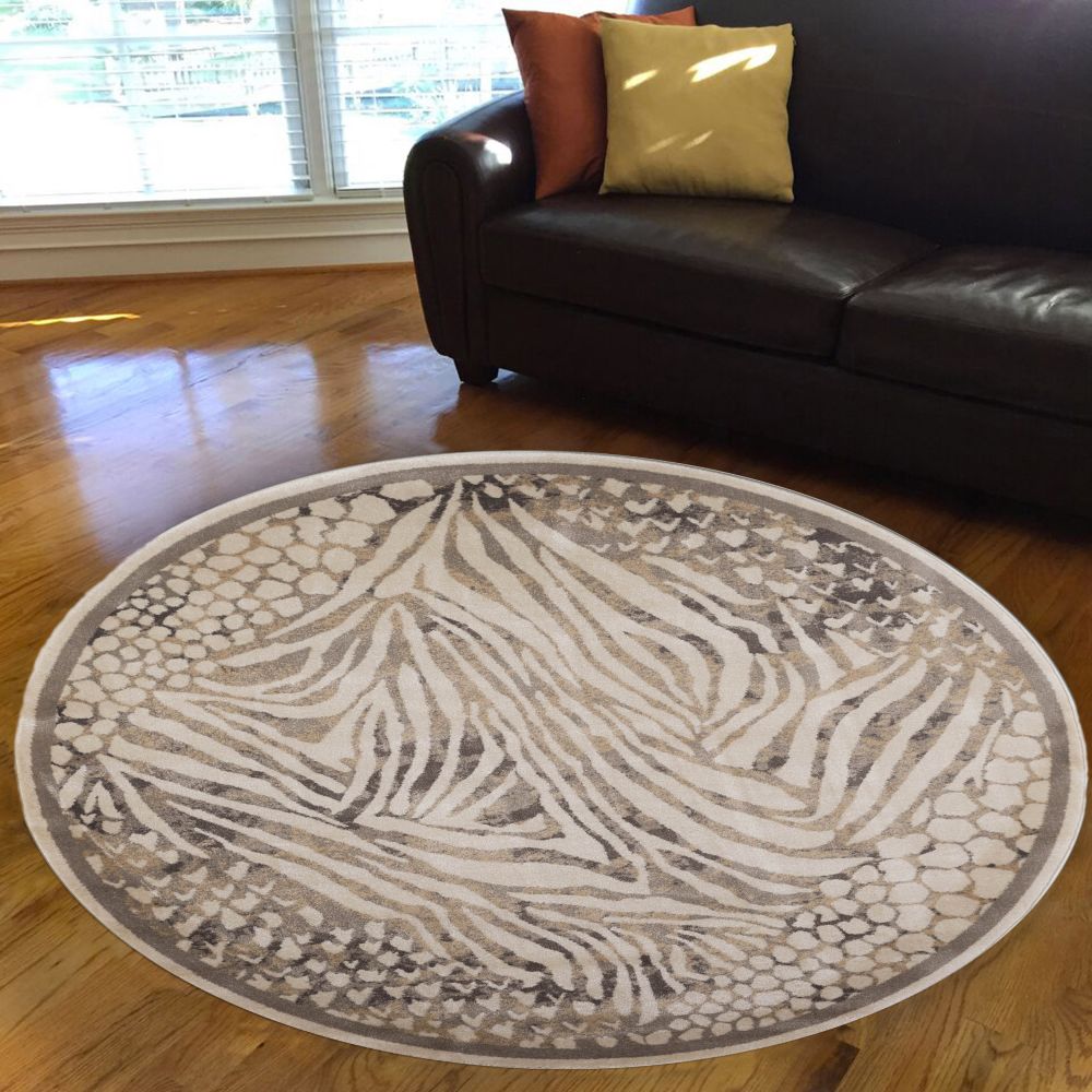 Radici USA Garda 3808 Cream 5’3″ x 5’3″ Round 38080024CREAM
