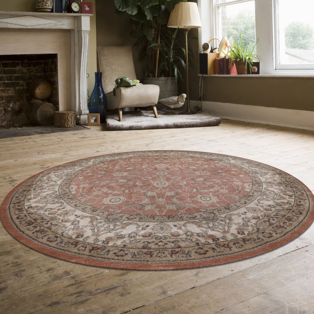 Radici USA Garda 3810 Terracotta 5’3″ x 5’3″ Round 38100024TERRACOTTA