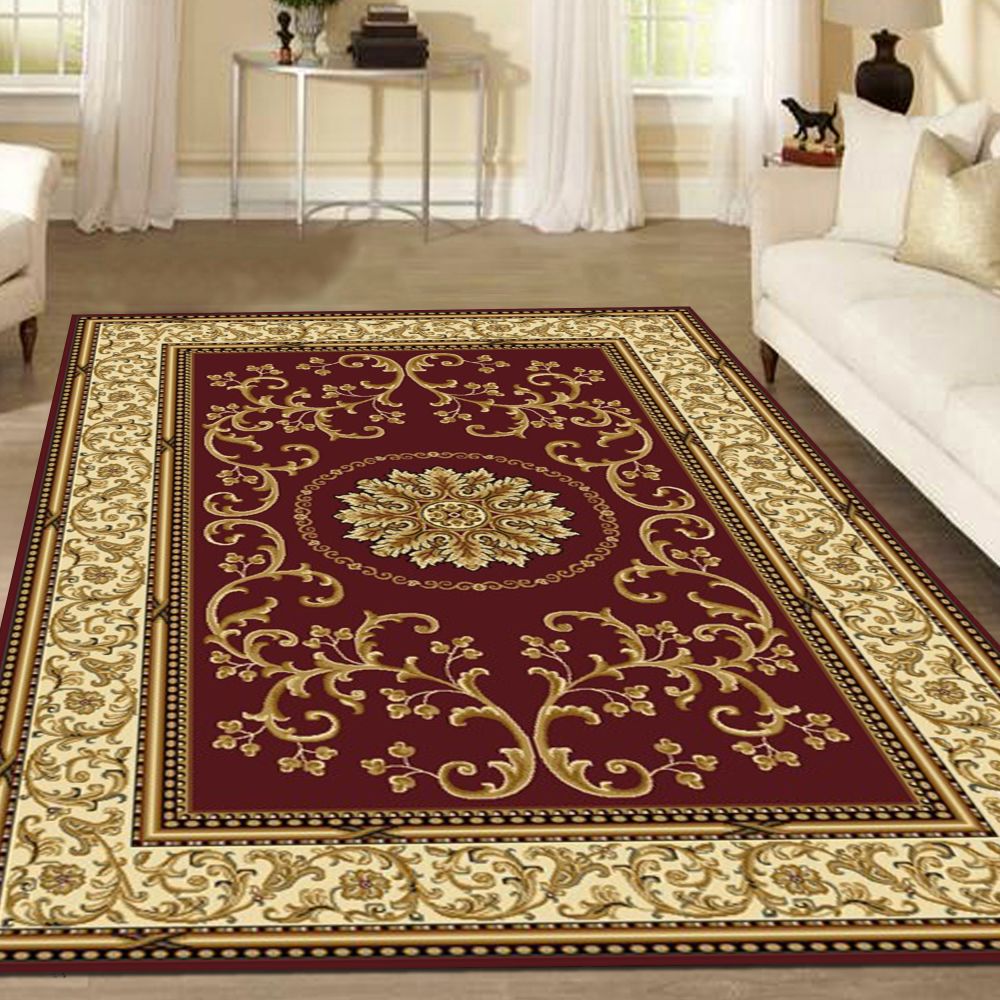 Radici USA Noble 1419 Burgundy 5’5″ x 8’3″ 14191331BURGUNDY