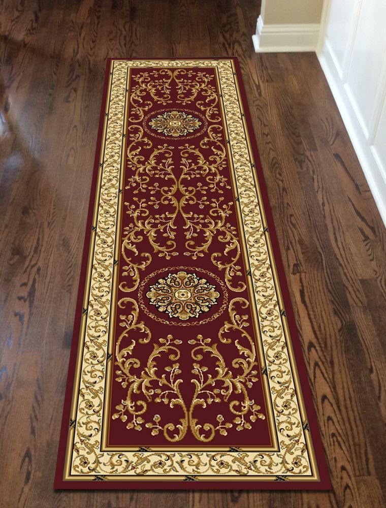 Radici USA Noble 1419 Burgundy 2’2″ x 8’0″ Runner 14191334BURGUNDY
