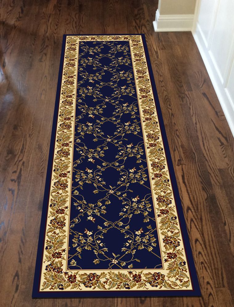 Radici USA Noble 1427 Navy 2’2″ x 8’0″ Runner 14271744NAVY