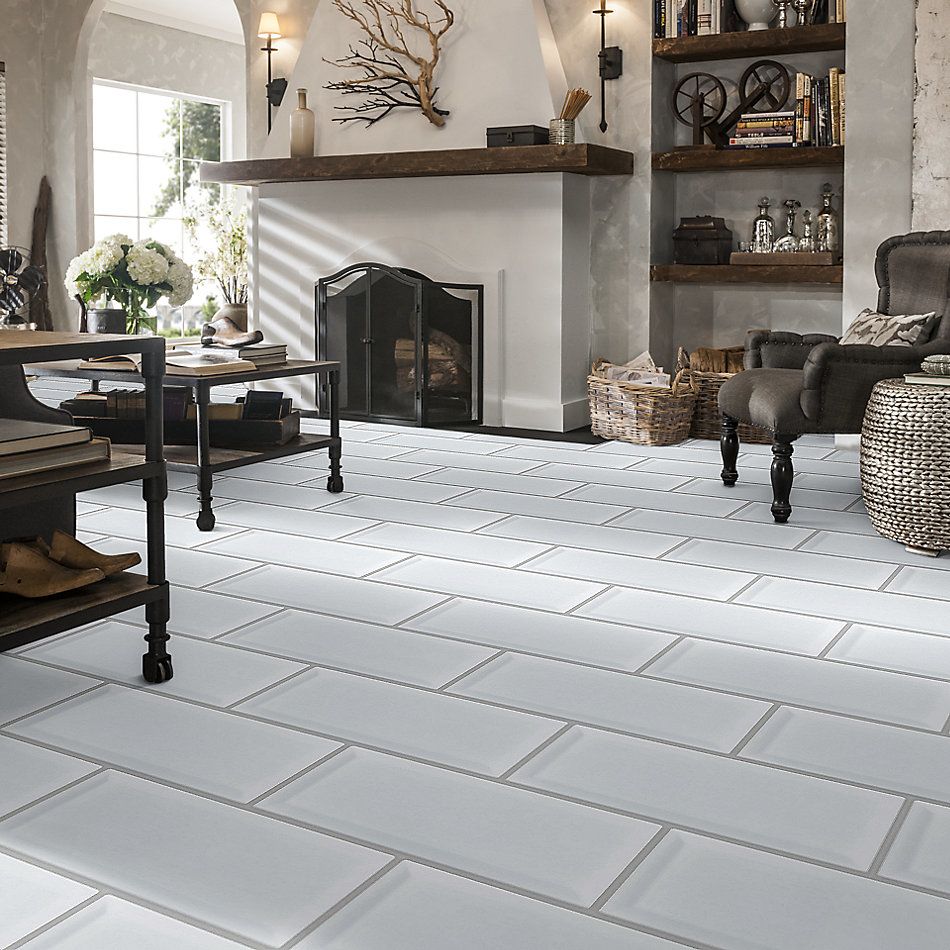 Shaw Floors Ceramic Solutions Elegance 3×6 Beveled White 00100_217TS