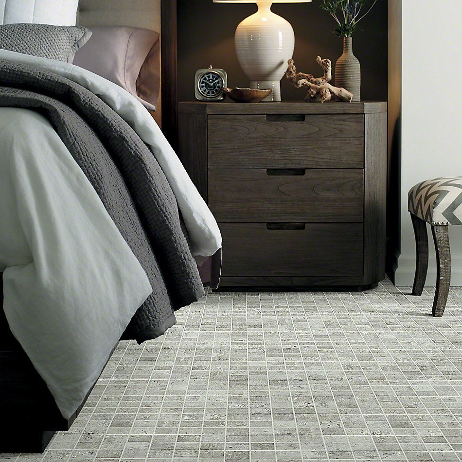 Shaw Floors Ceramic Solutions Urban Coop Mosaic Gesso 00100_CS65X