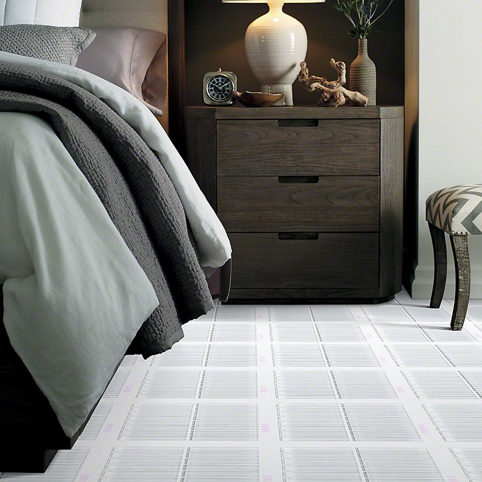 Shaw Floors Ceramic Solutions Cardinal Stacked Glass Mosaic Ice 00100_CS20Z