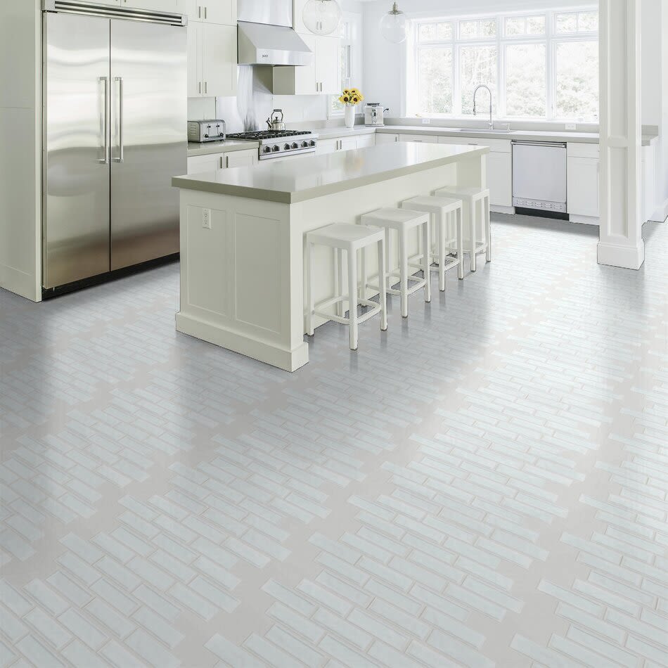 Shaw Floors Ceramic Solutions Geoscapes Random Linear White 00100_CS45X
