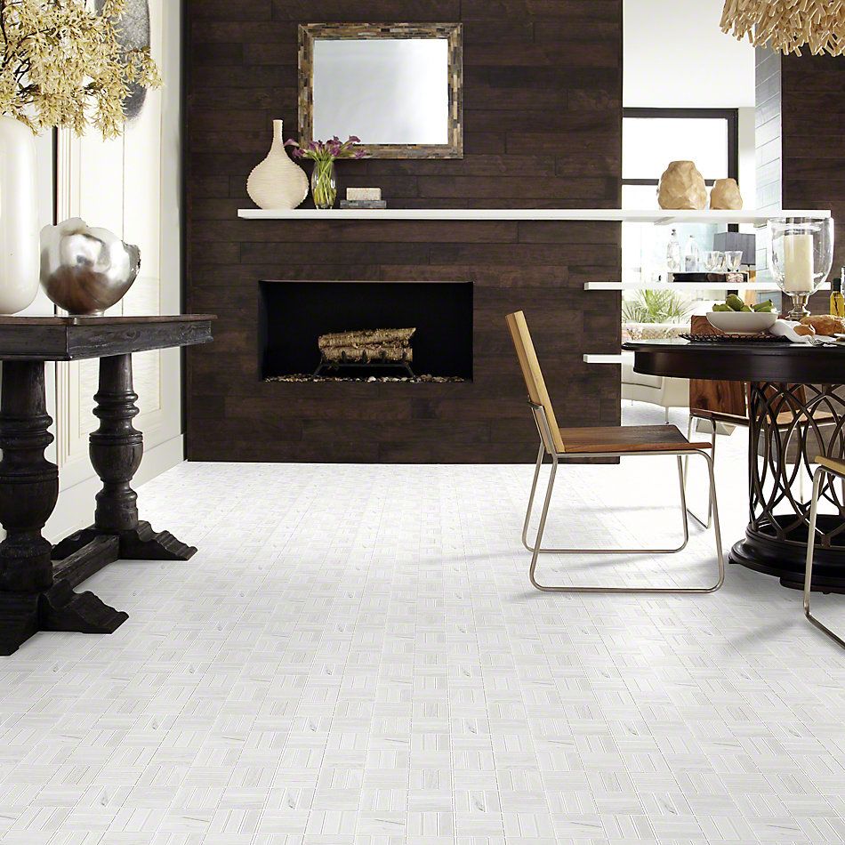 Shaw Floors Ceramic Solutions Voyage Mosaic White 00100_CS59Q