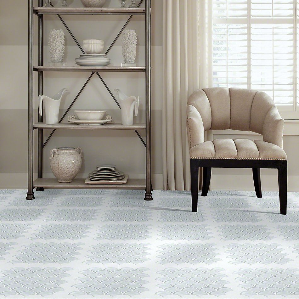Shaw Floors SFA Paramount Fan Glass Mosaic Ice 00100_SA14A