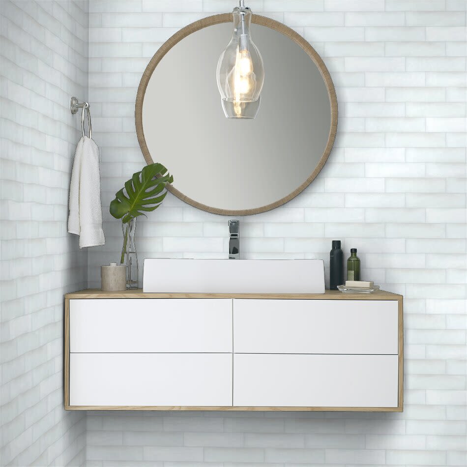 Shaw Floors Home Fn Gold Ceramic Arnold 4×16 White 00100_TG41E