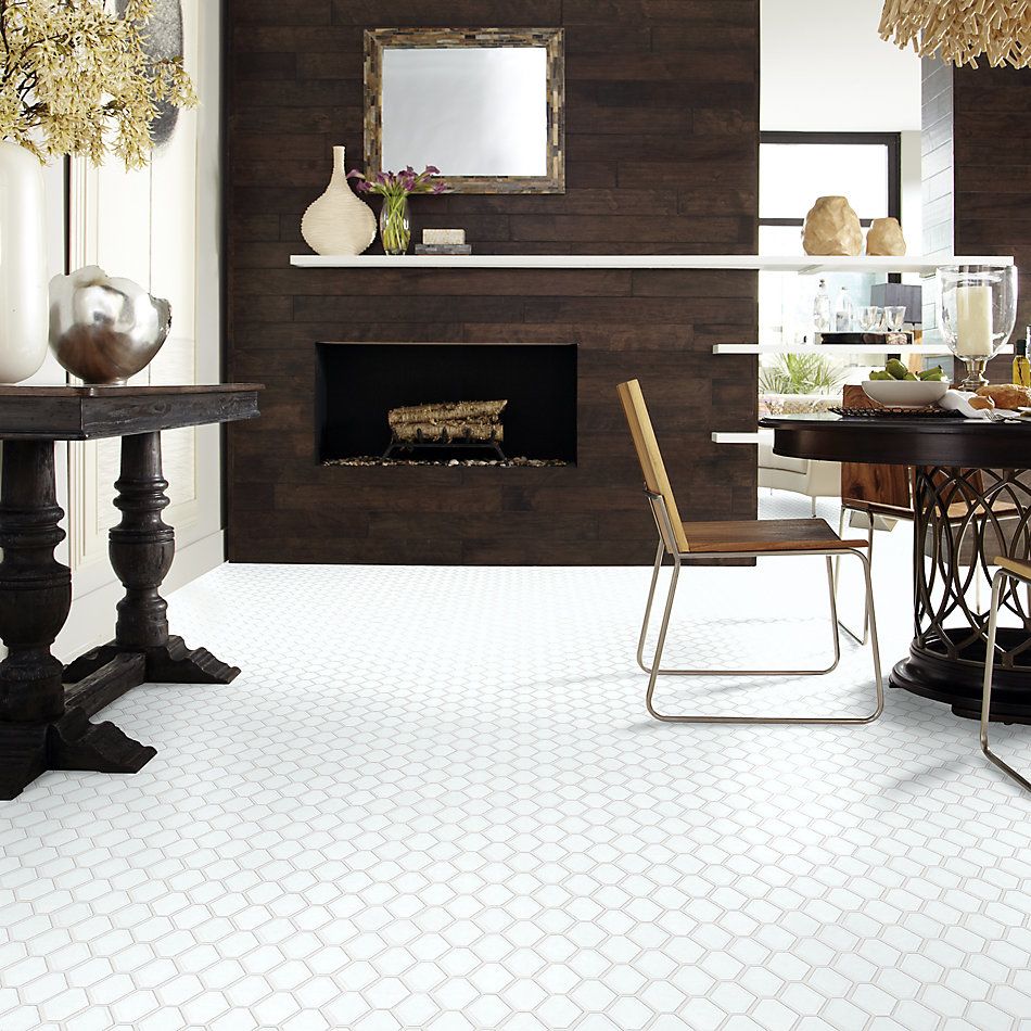 Shaw Floors Home Fn Gold Ceramic Geoscapes Diamond White 00100_TGJ79