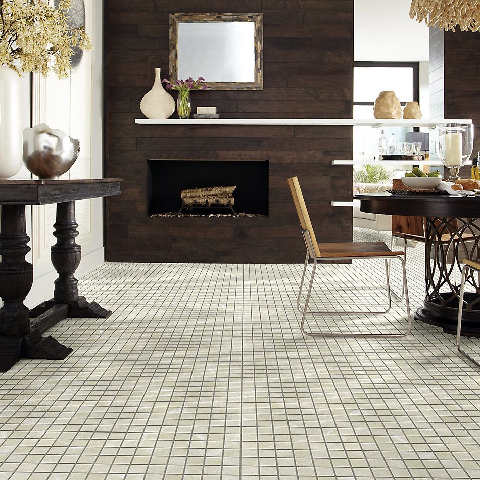 Shaw Floors Home Fn Gold Ceramic Illusion Mosaic 2×2 Retreat 00120_TG66B