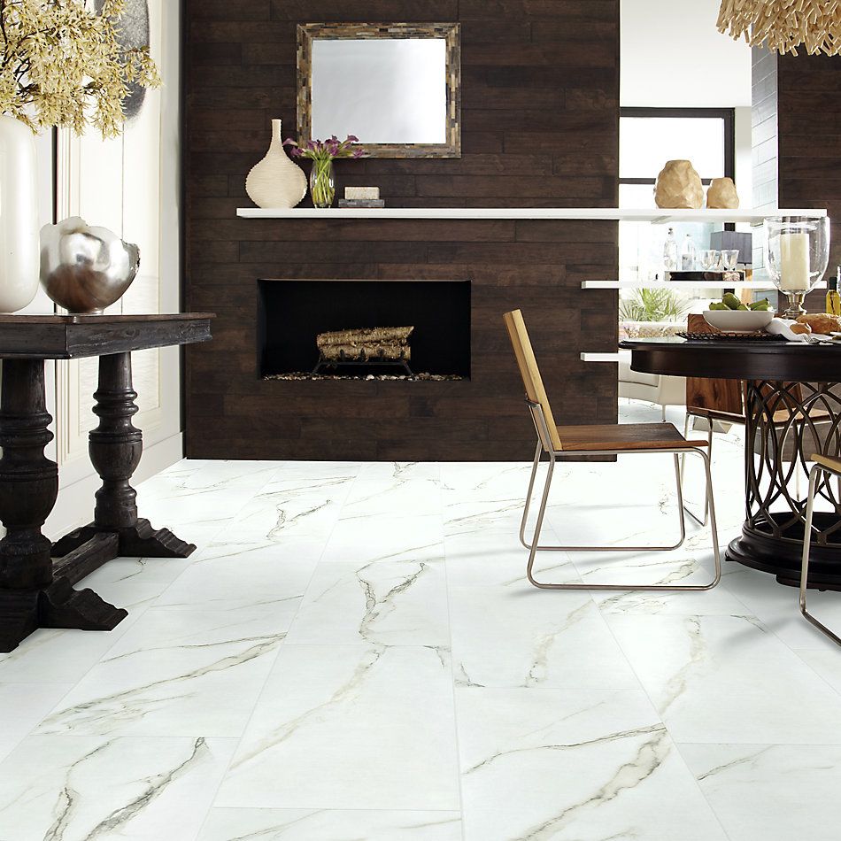 Shaw Floors Home Fn Gold Ceramic Stonehenge 16×32 Matte Calacatta 00121_TG47D