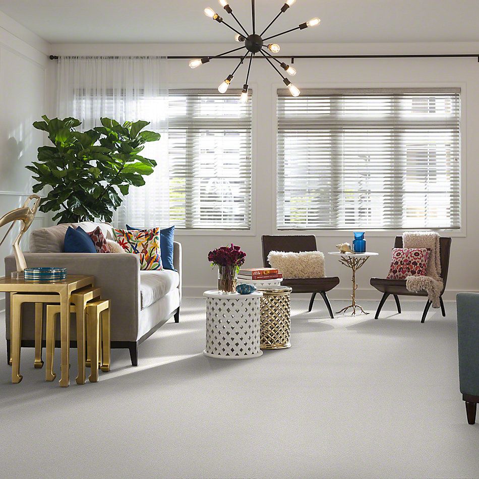 Shaw Floors Anso Colorwall Designer Twist Gold (s) Snow Cap 00122_EA090