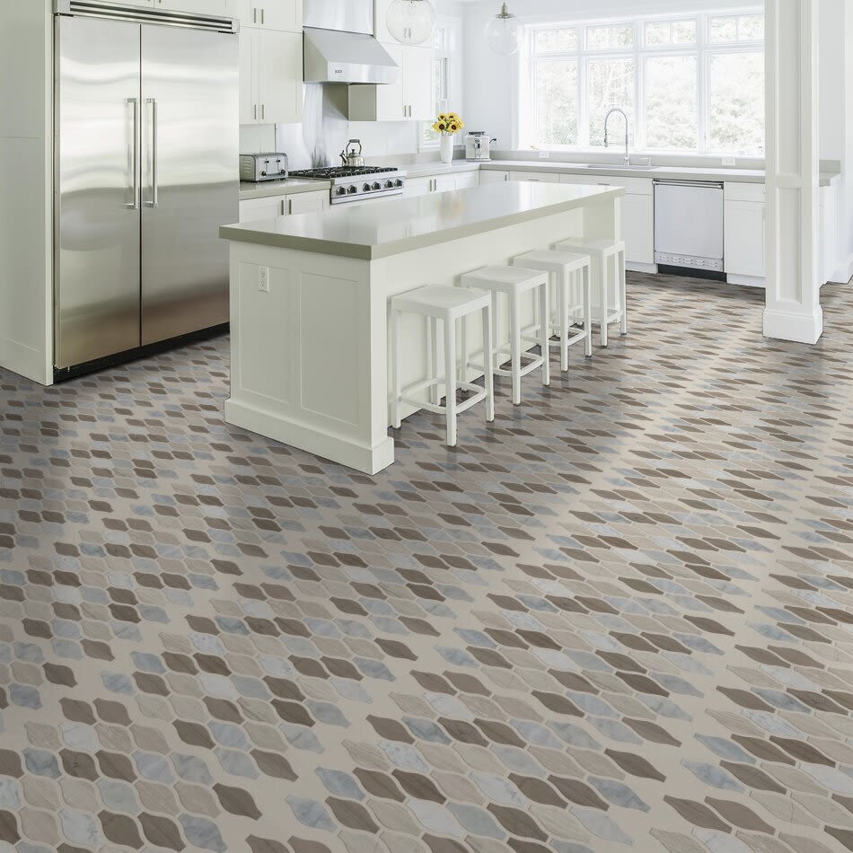 Shaw Floors Ceramic Solutions Chateau Ornament Mosaic Bianco C Rockw Urba 00125_CS27Z