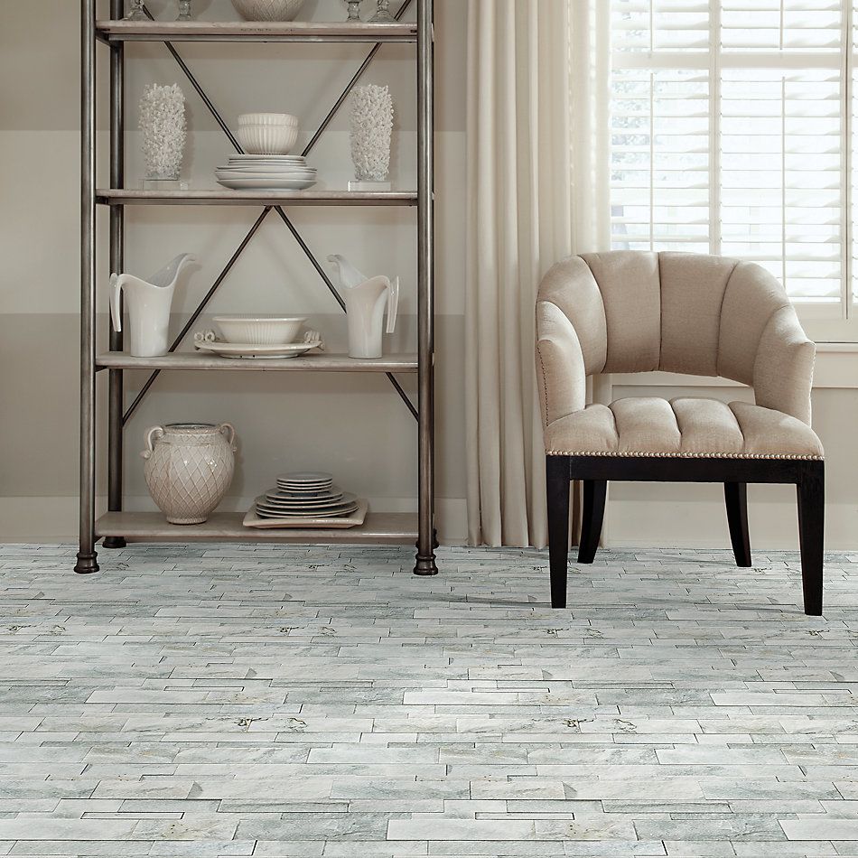 Shaw Floors Ceramic Solutions Firestone Split Face Bianco Venatino 00150_195TS