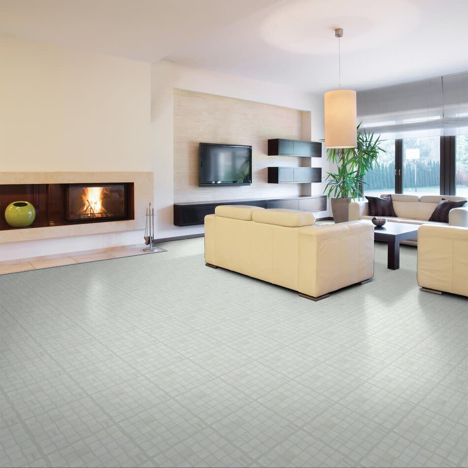 Shaw Floors Ceramic Solutions Range Basketweave Mosaic Matte Bianco 00150_CS32Z