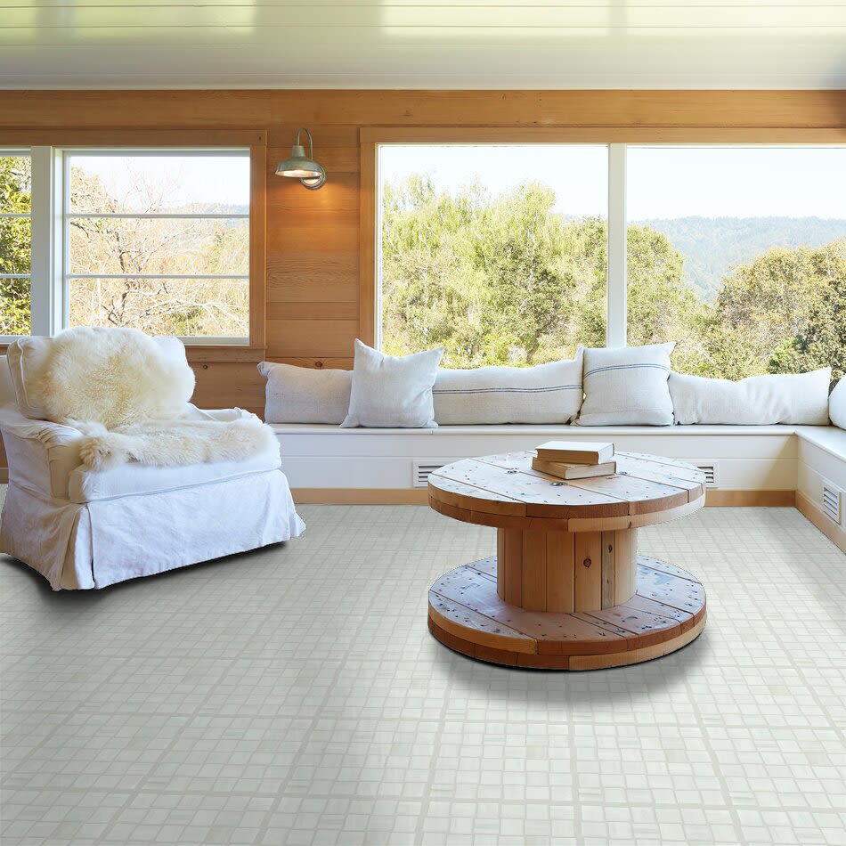 Shaw Floors SFA Vision Basketweave Mosaic Matt Bianco 00150_SA953