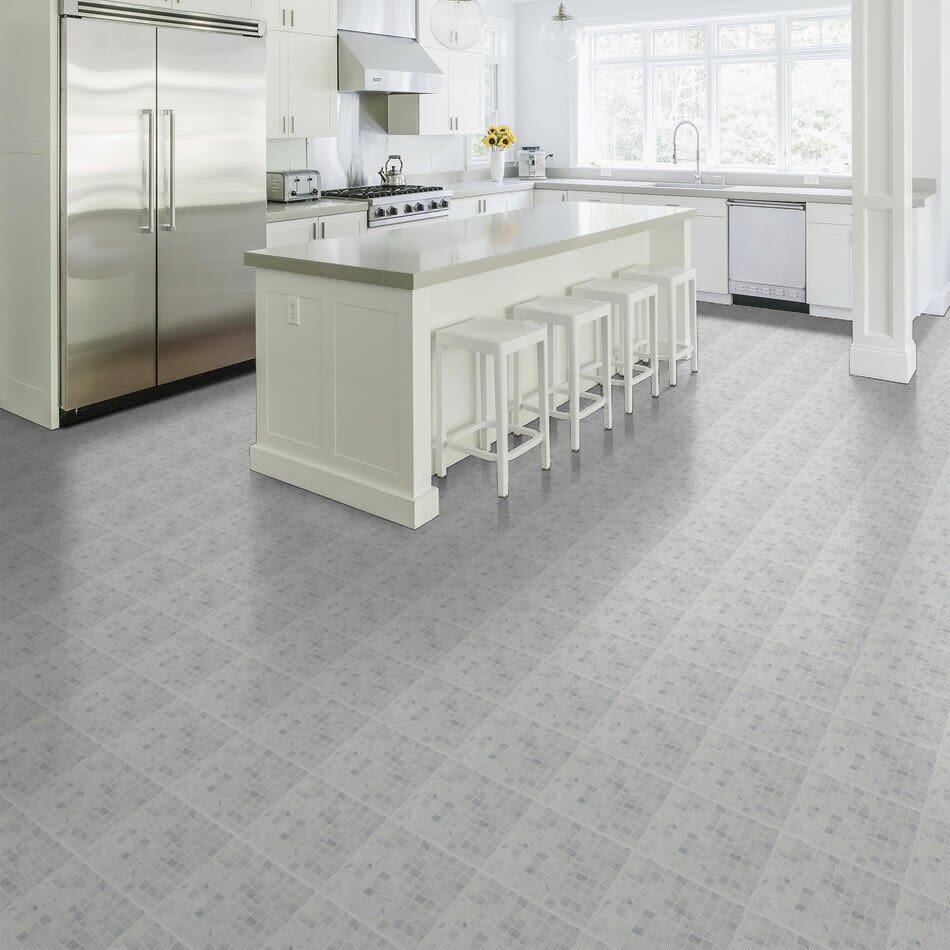Shaw Floors Home Fn Gold Ceramic Estate  Basketweave Mo Bianco Carrara 00150_TG86B
