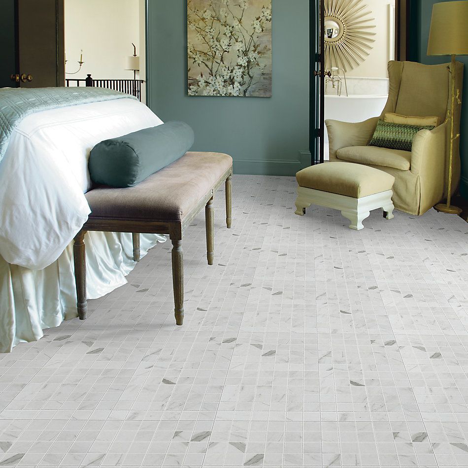 Shaw Floors Home Fn Gold Ceramic Altero Mosaic Carrara 00150_TG88C