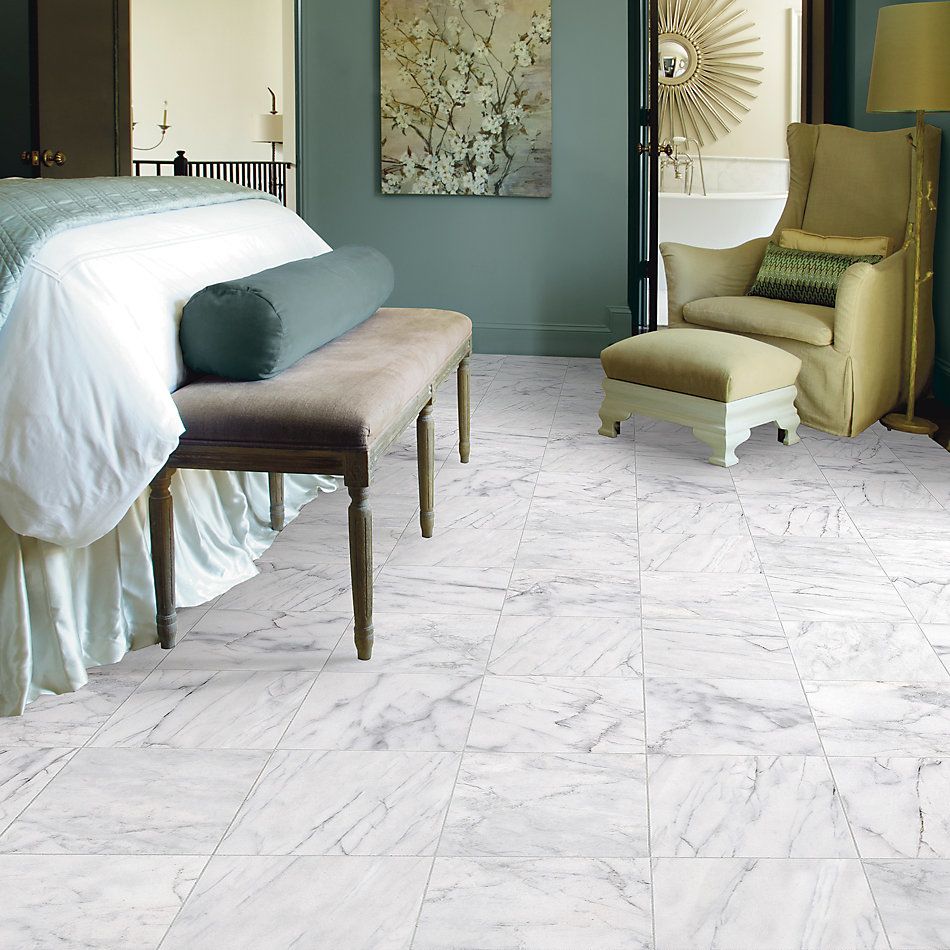Shaw Floors Home Fn Gold Ceramic Caracalla 12×12 Carrara 00150_TGM43