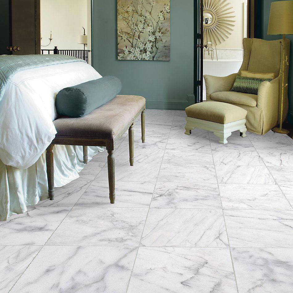 Shaw Floors Home Fn Gold Ceramic Caracalla 18×18 Carrara 00150_TGM44