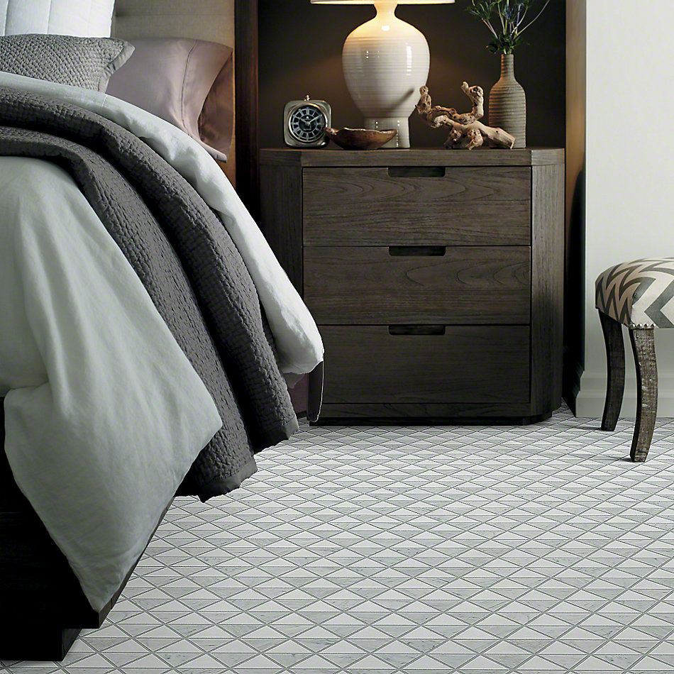 Shaw Floors Ceramic Solutions Chateau Tri Mix Thassos/Bianco Carrara 00151_CS23X