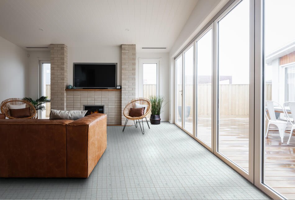 Shaw Floors Ceramic Solutions Casino 2×2 Basketweave Mosaic Statuario 00151_CS40V