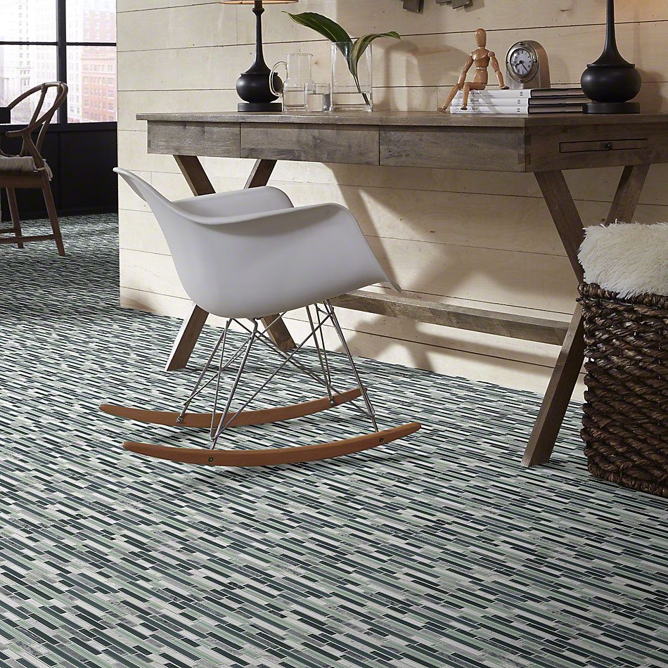 Shaw Floors Ceramic Solutions Awesome Mix Random Linear Mosa Waterfall 00154_CS35X