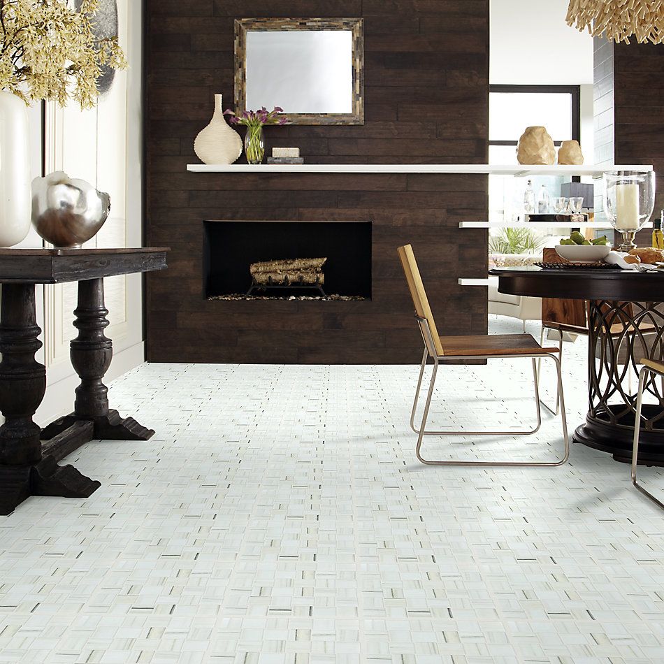 Shaw Floors Ceramic Solutions Range Mosaic Polished Zebrino 00155_CS33Z