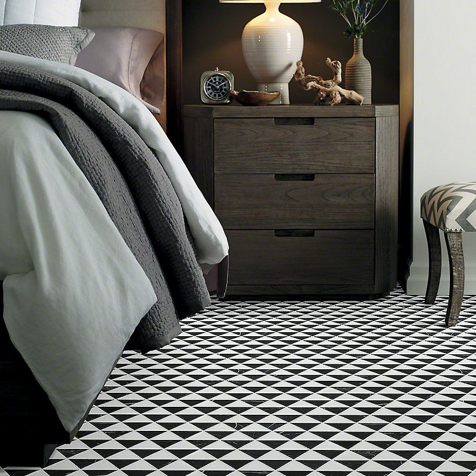 Shaw Floors Ceramic Solutions Chateau Tri Mix Nero Marquina/Thassos 00159_CS23X