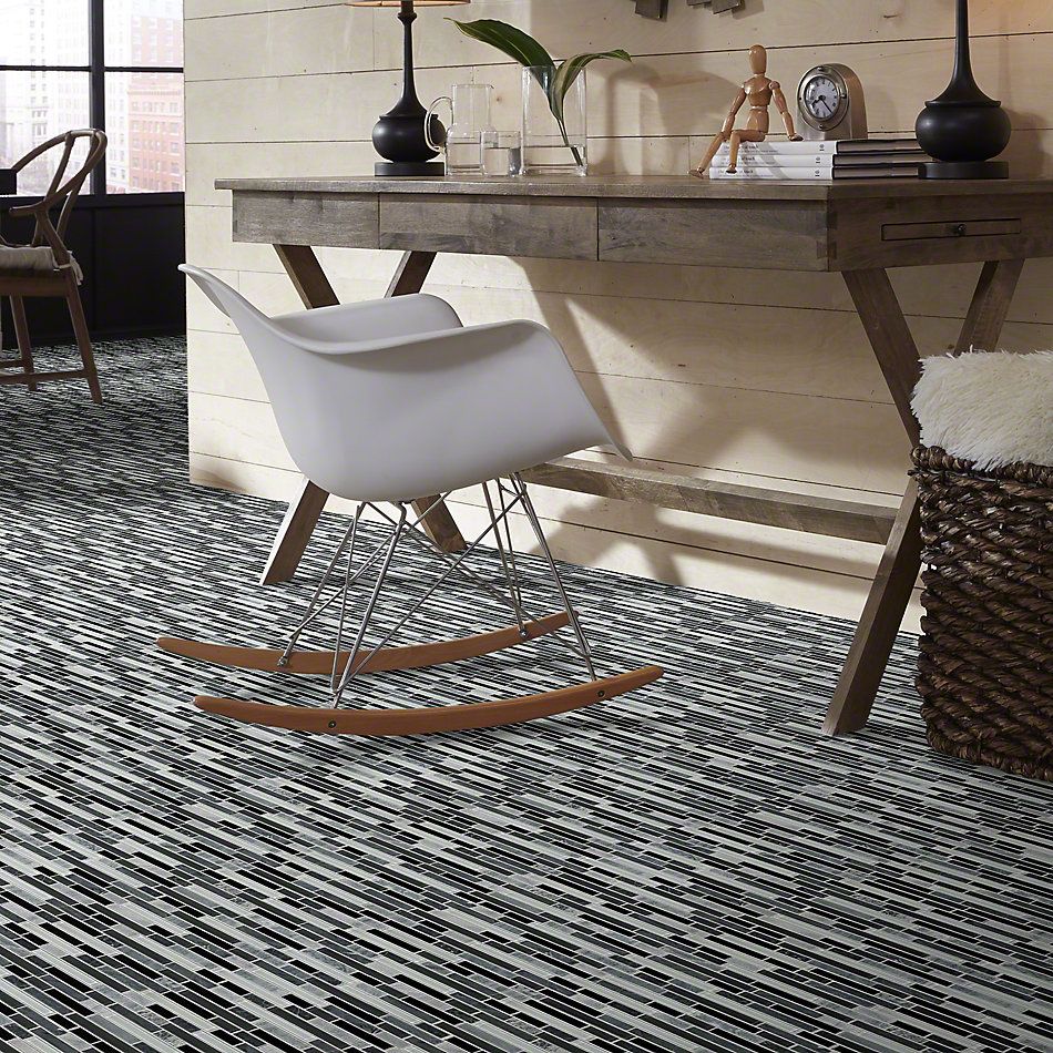 Shaw Floors Ceramic Solutions Awesome Mix Random Linear Mosa Midnight 00159_CS35X