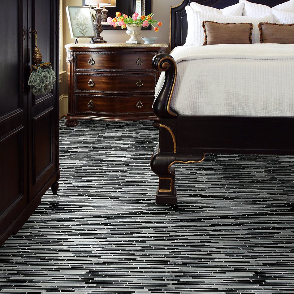 Shaw Floors Home Fn Gold Ceramic Awesome Mix Random Linear Mosi Midnight 00159_TG63B