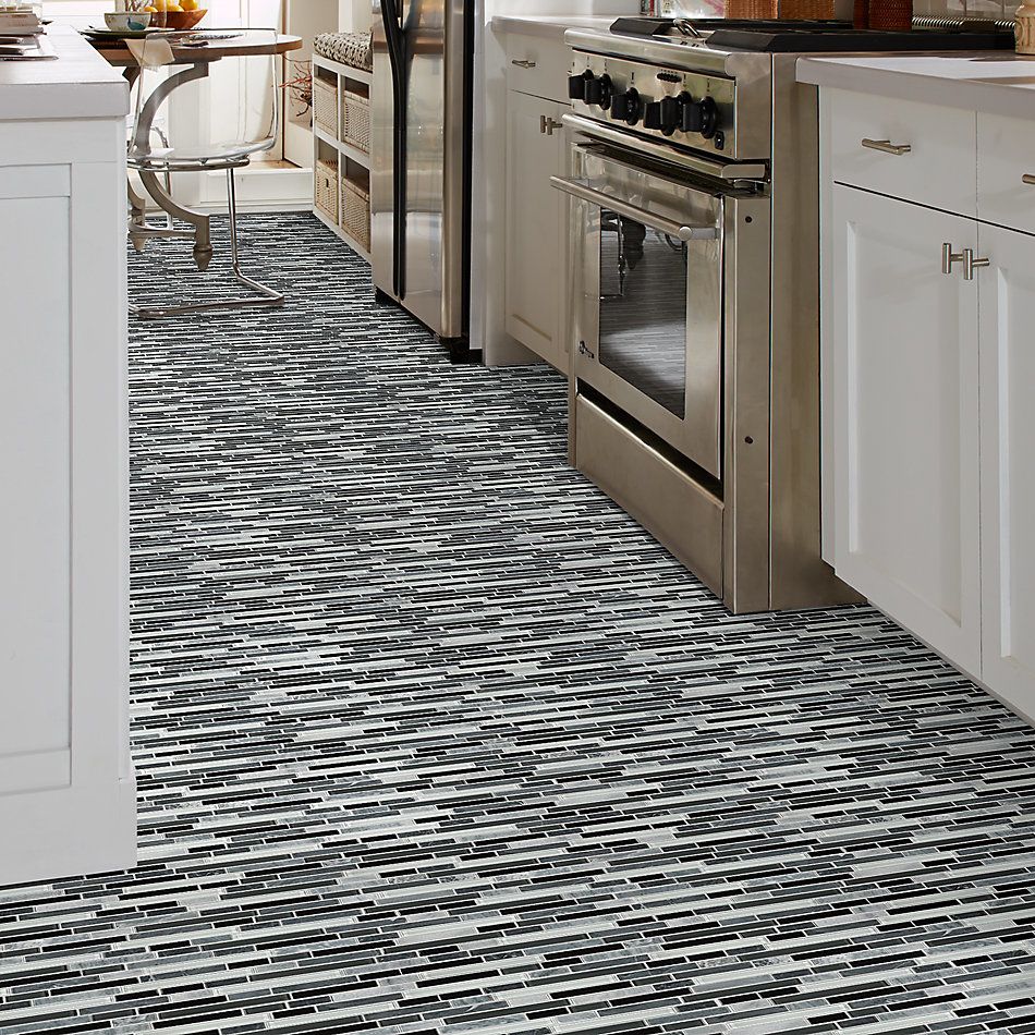 Shaw Floors Home Fn Gold Ceramic Awesome Mix Random Linear Mosi Midnight 00159_TG63B