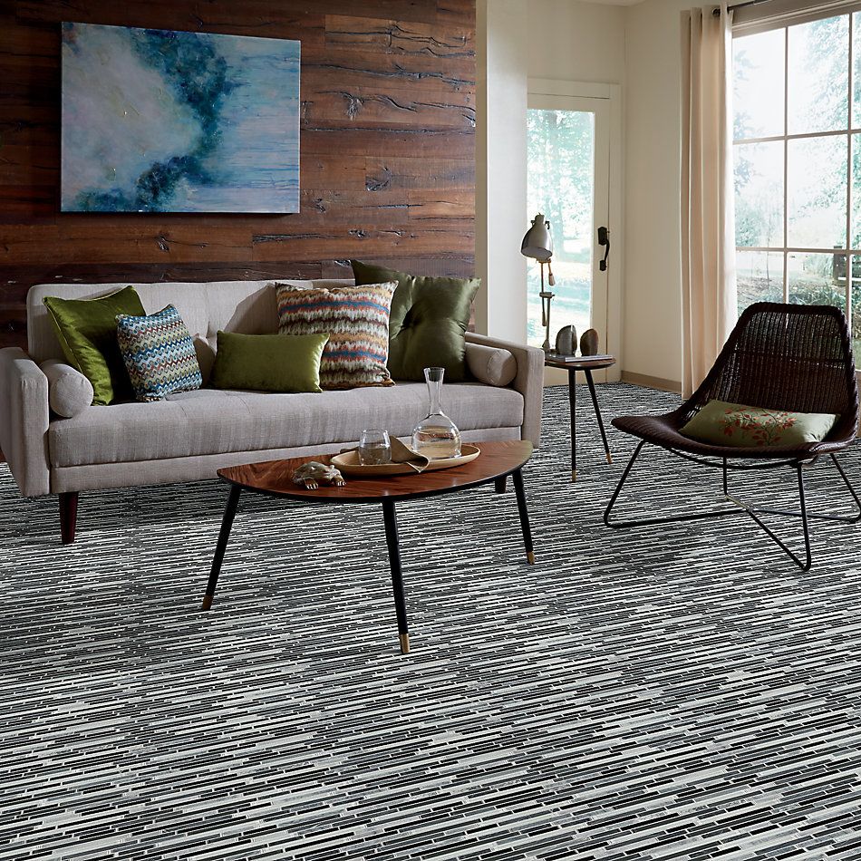 Shaw Floors Home Fn Gold Ceramic Awesome Mix Random Linear Mosi Midnight 00159_TG63B
