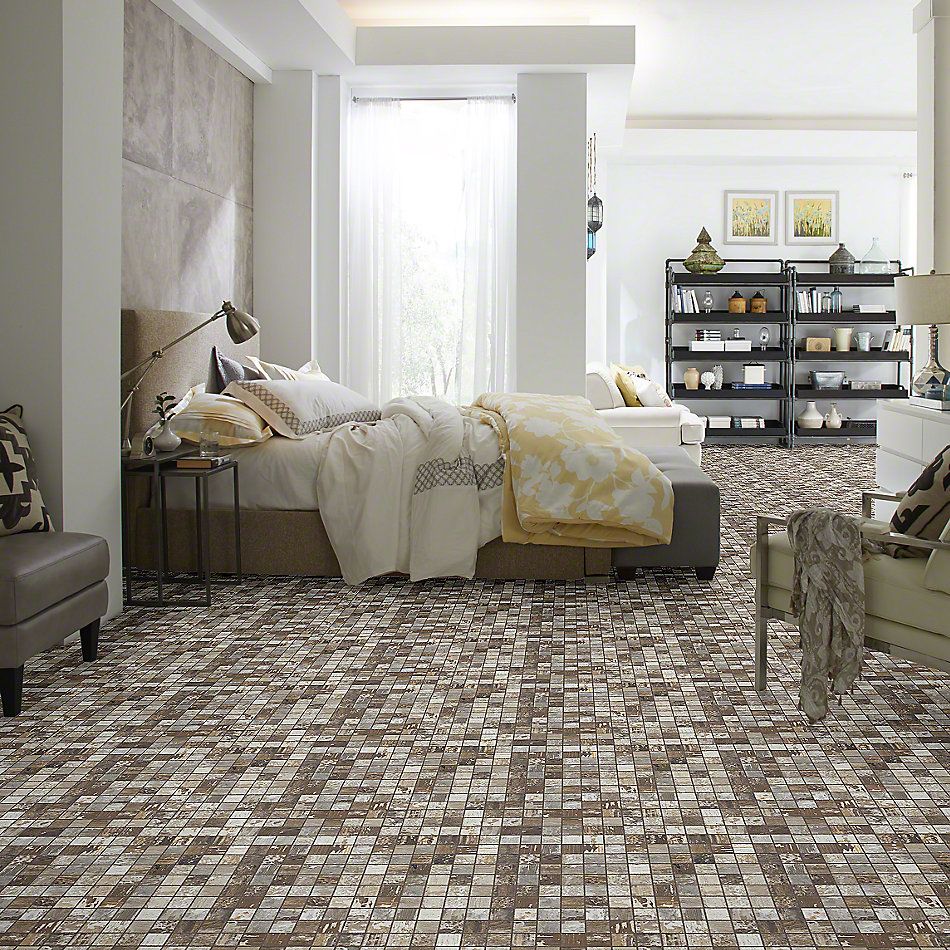 Shaw Floors Ceramic Solutions Timbered Mosaic Beech 00170_CS48X