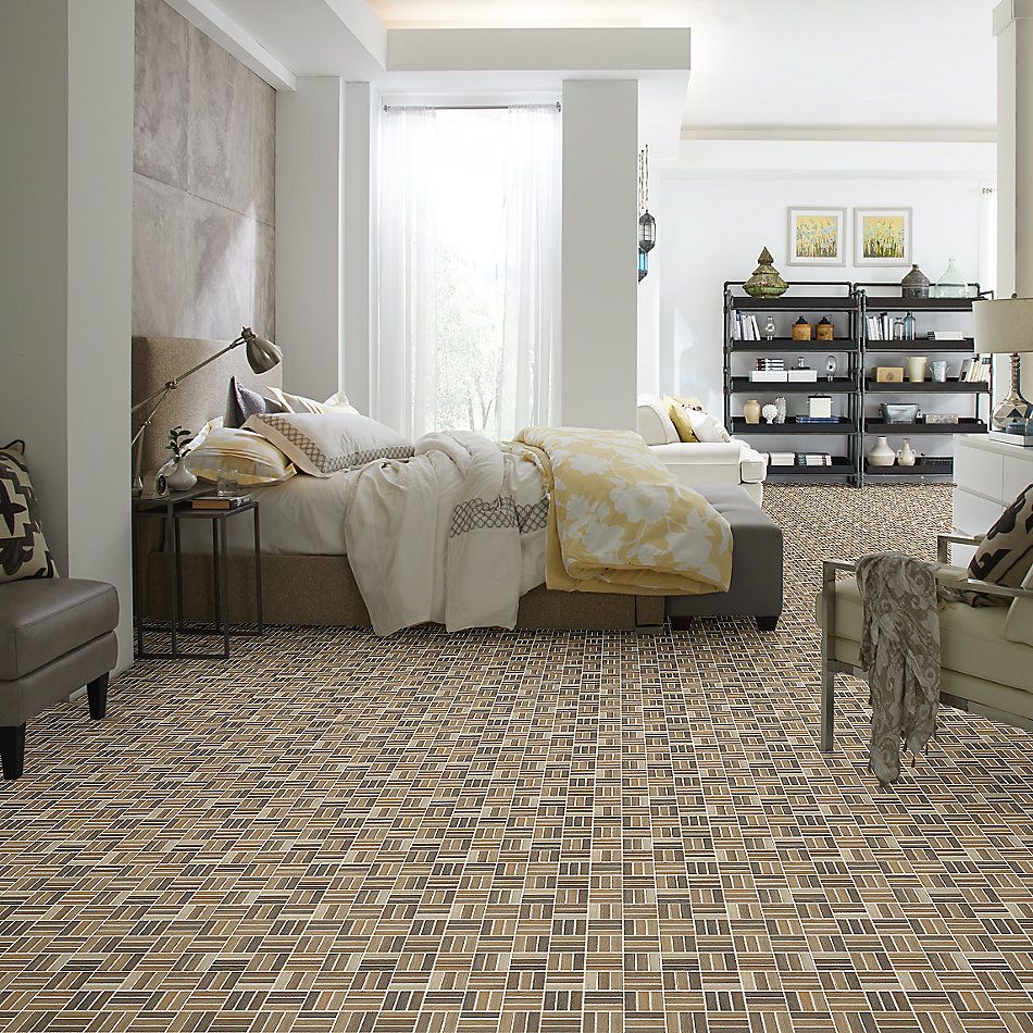 Shaw Floors Home Fn Gold Ceramic Revolution Mosaic Natural 00200_TGJ71