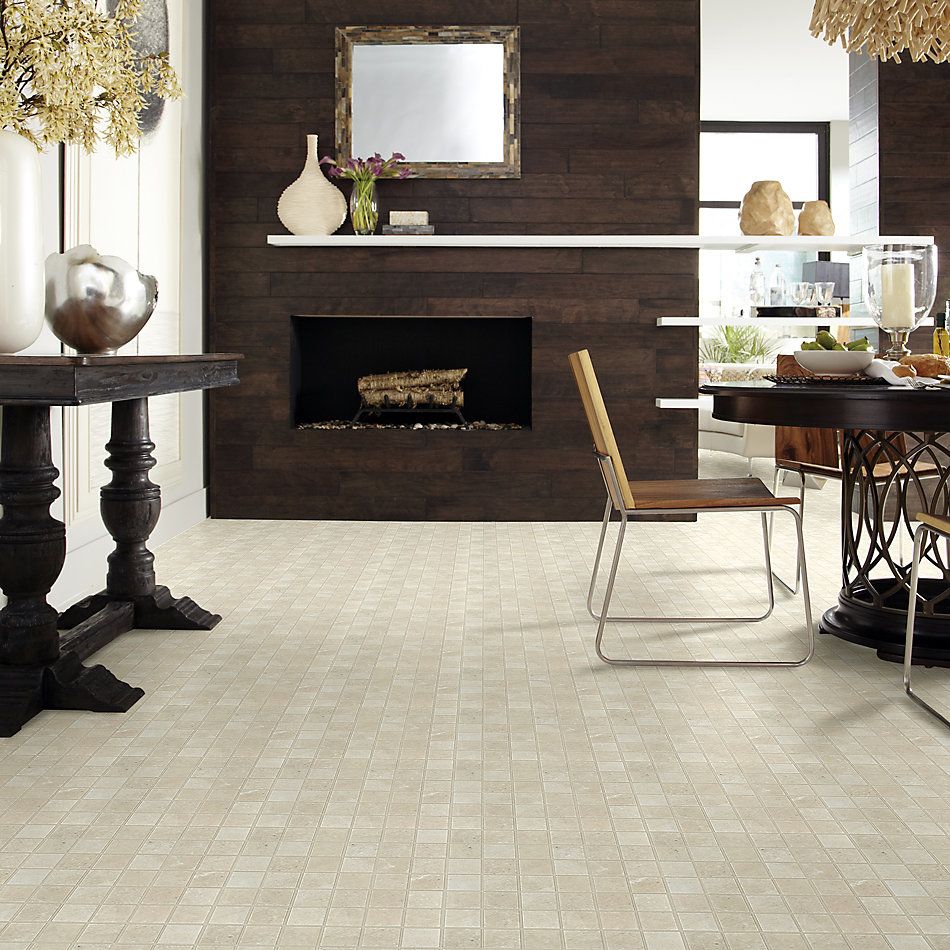 Shaw Floors Home Fn Gold Ceramic Serenity Mosaic Beige 00200_TGJ92