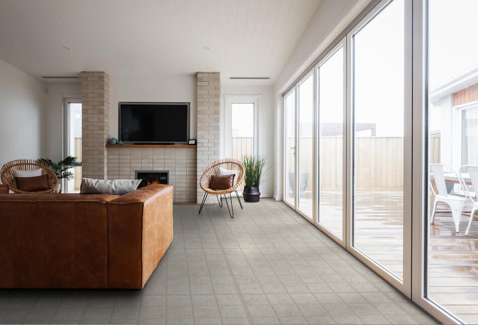 Shaw Floors Home Fn Gold Ceramic Milan Mosaic Latte 00200_TGK12