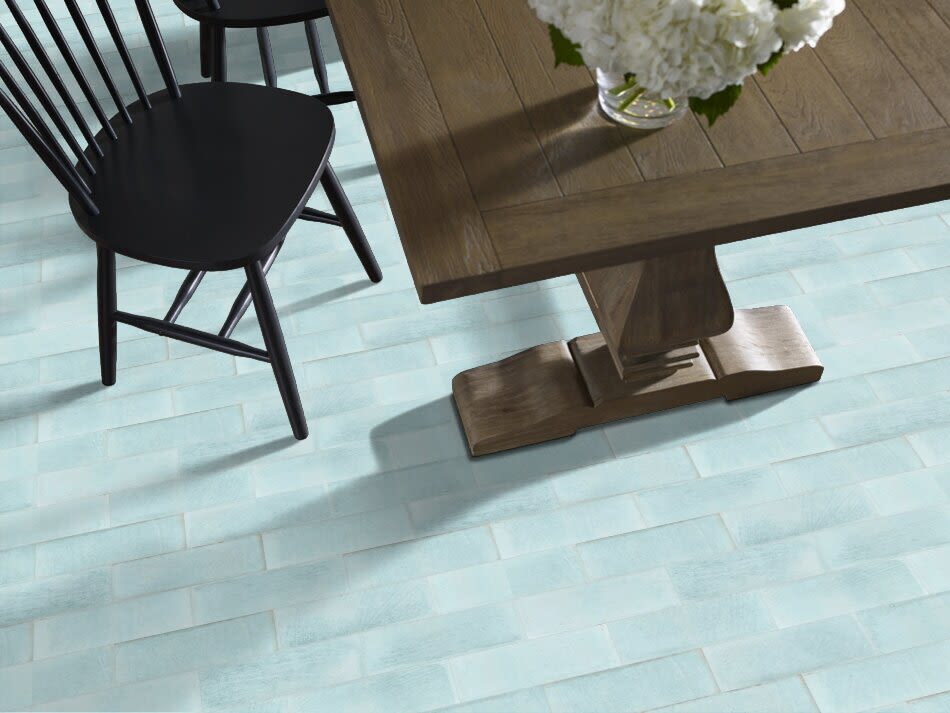 Shaw Floors Ceramic Solutions Sunset Key 4×12 Sea Foam 00340_397TS