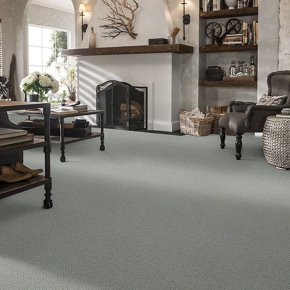 Shaw Floors Truly Relaxed Loop Silver Sage 00350_E0657