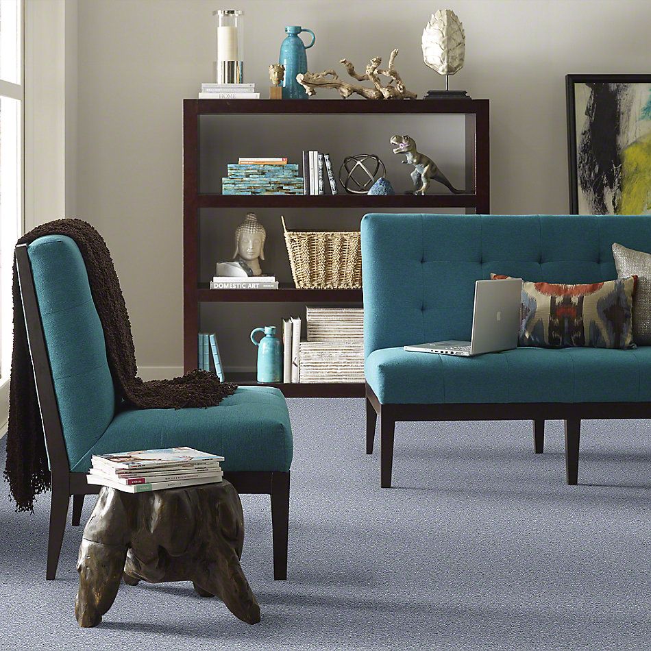 Shaw Floors SFA Timeless Appeal II 15′ Blue Suede 00400_Q4313