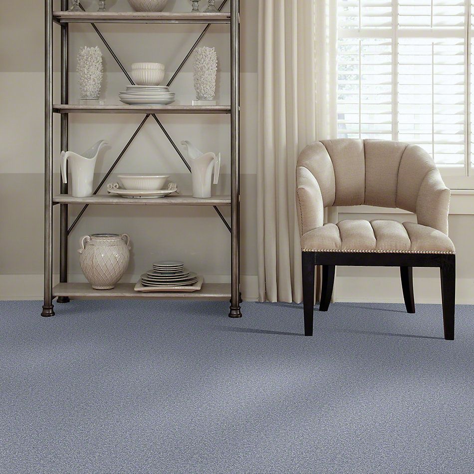 Shaw Floors Shaw Design Center Sweet Valley I 15′ Blue Suede 00400_QC421