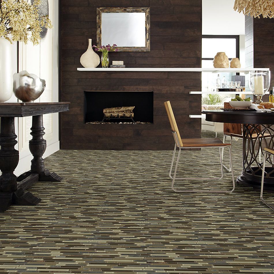 Shaw Floors Home Fn Gold Ceramic Awesome Mix Random Linear Mosi Amber Tea 00427_TG63B
