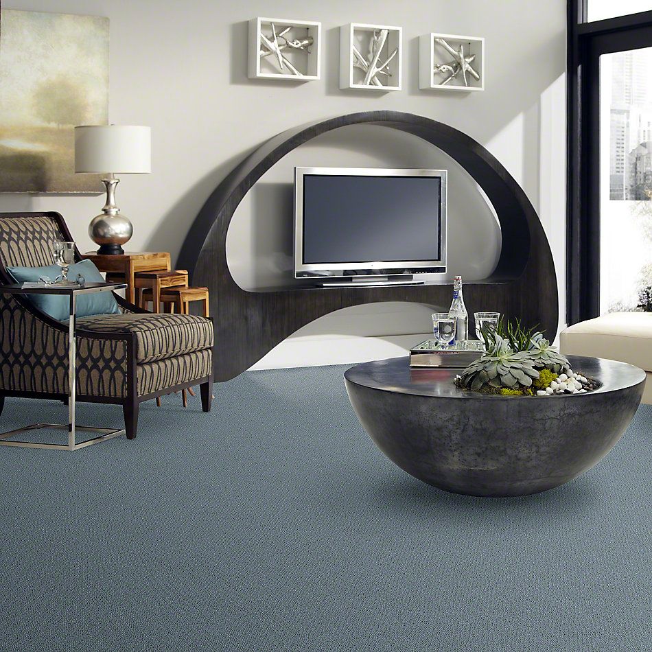 Shaw Floors Truly Relaxed Loop Old Blue Eyes 00450_E0657