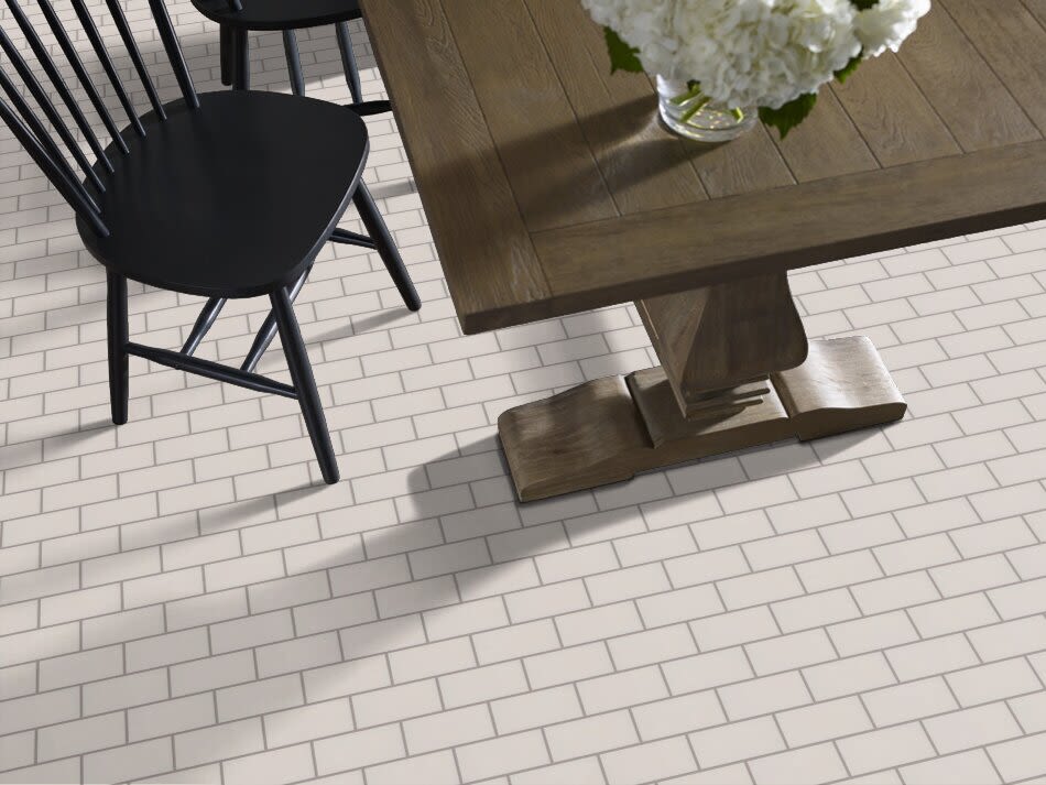 Shaw Floors Ceramic Solutions Elegance 3×6 Gloss Warm Grey 00500_304TS