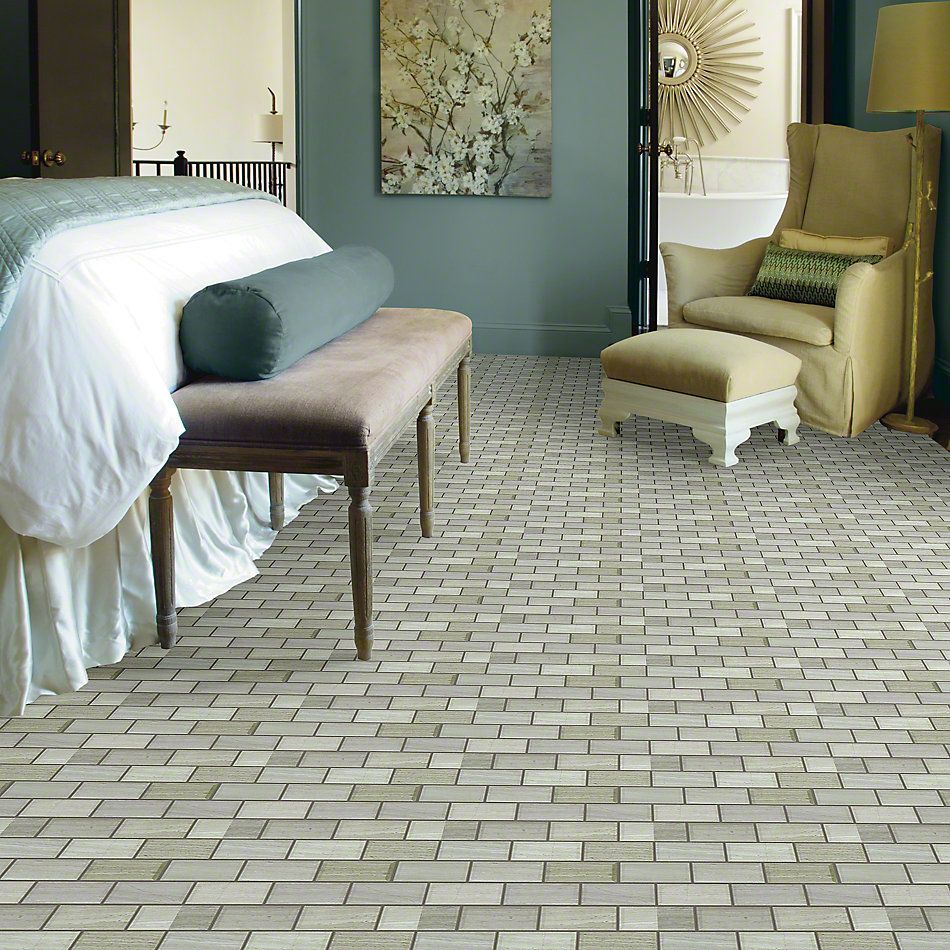 Shaw Floors Ceramic Solutions Chateau 2×4 Beveled Edge Mosai Rockwood 00500_CS58P