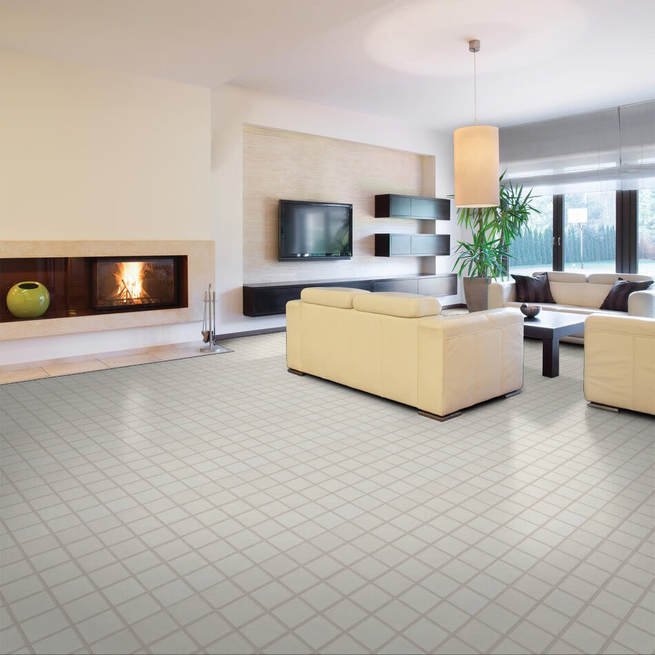 Shaw Floors Home Fn Gold Ceramic Baker Blvd Mosaic 2×2 Warm Grey 00500_TG08G