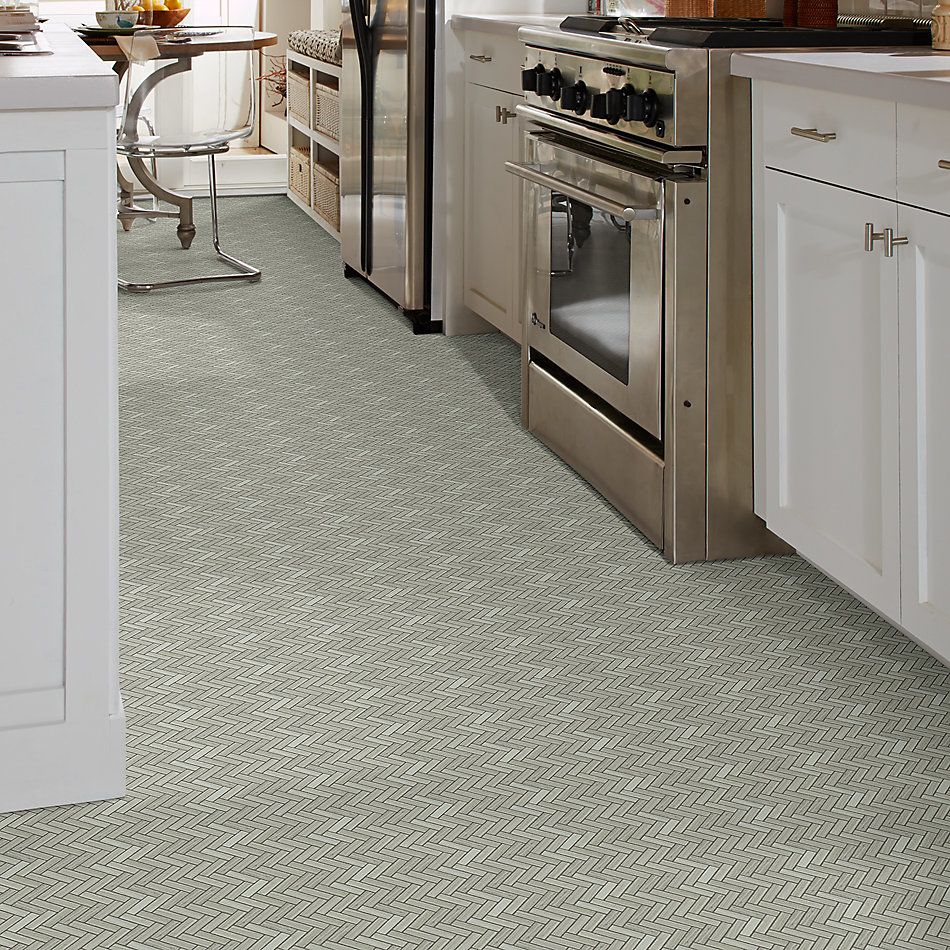 Shaw Floors Home Fn Gold Ceramic Estate Herringbone Mosaic Rockwood 00500_TGN88