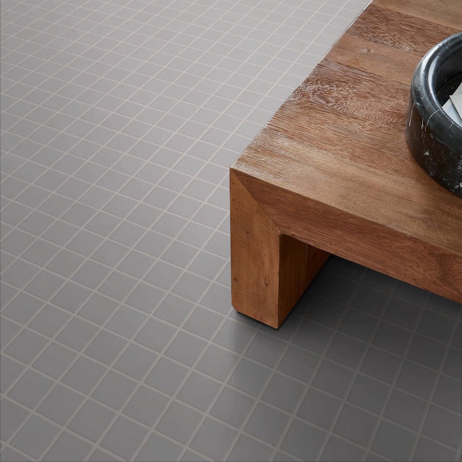 Shaw Floors Ceramic Solutions Colonnade 3x3mosaic Warm Grey 00501_CS22A